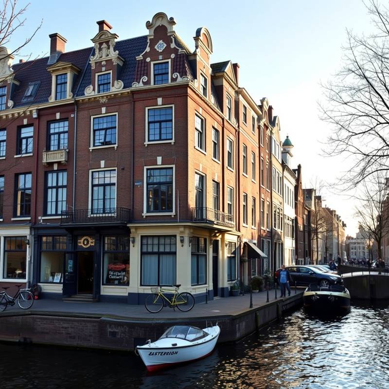 Foto van het gebouw van Acteercursus Nederland aan de Keizersgracht in Amsterdam.