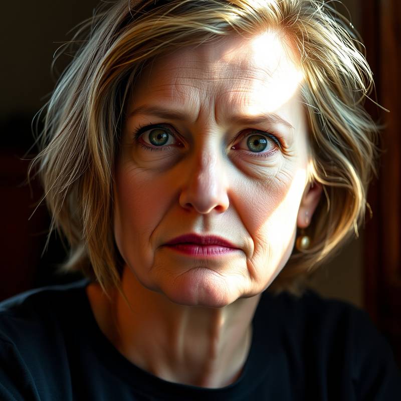 Portretfoto van Maria de Vries, een actrice en regisseur.