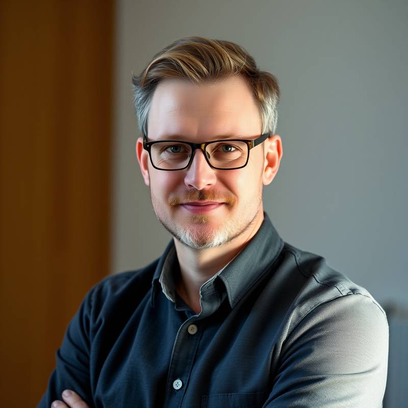 Portretfoto van Max Hendriks, het hoofd opleidingen bij Acteeracademie Amsterdam.
